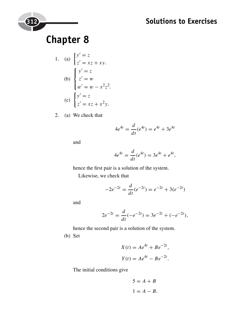 image for page Differential Equations Demystified 1st Edition
