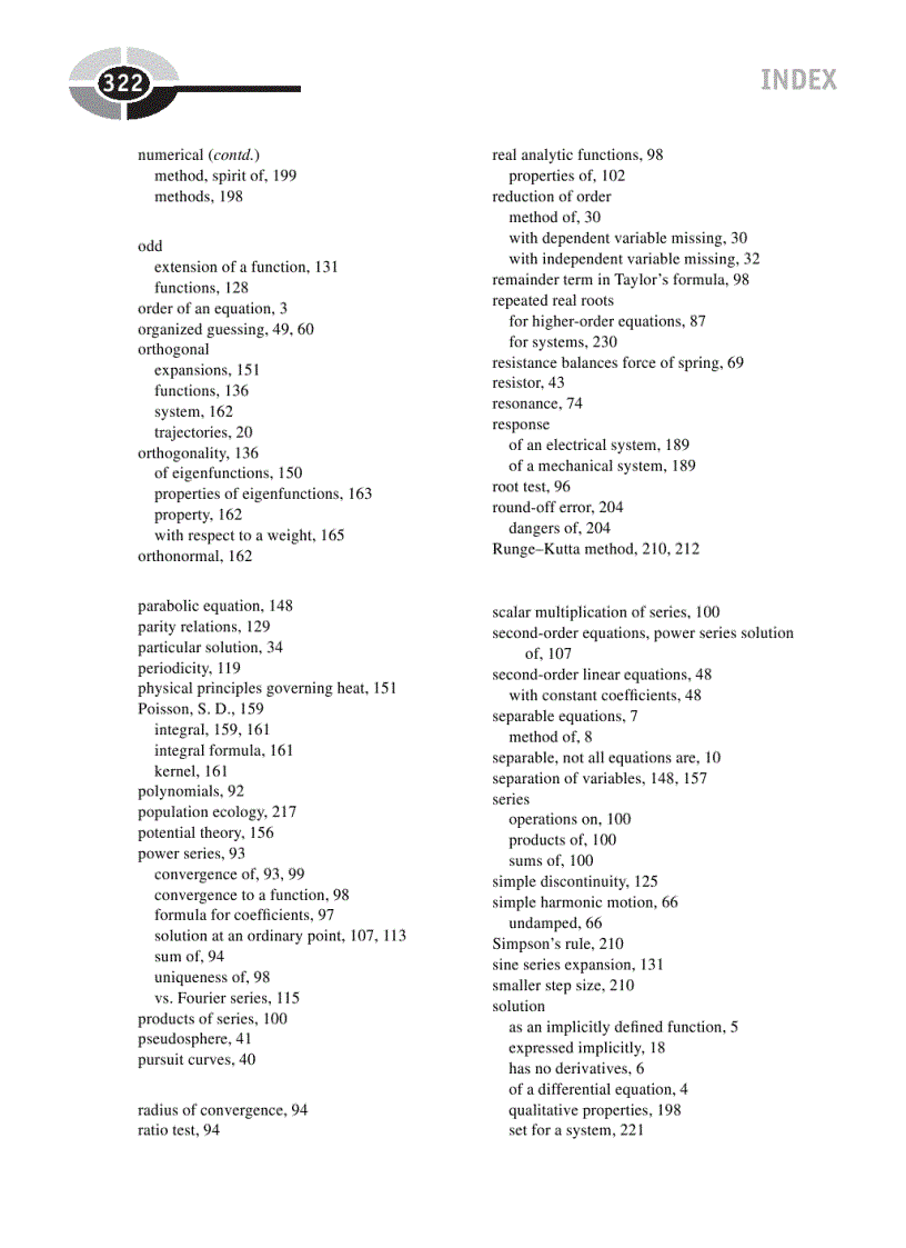 image for page Differential Equations Demystified 1st Edition