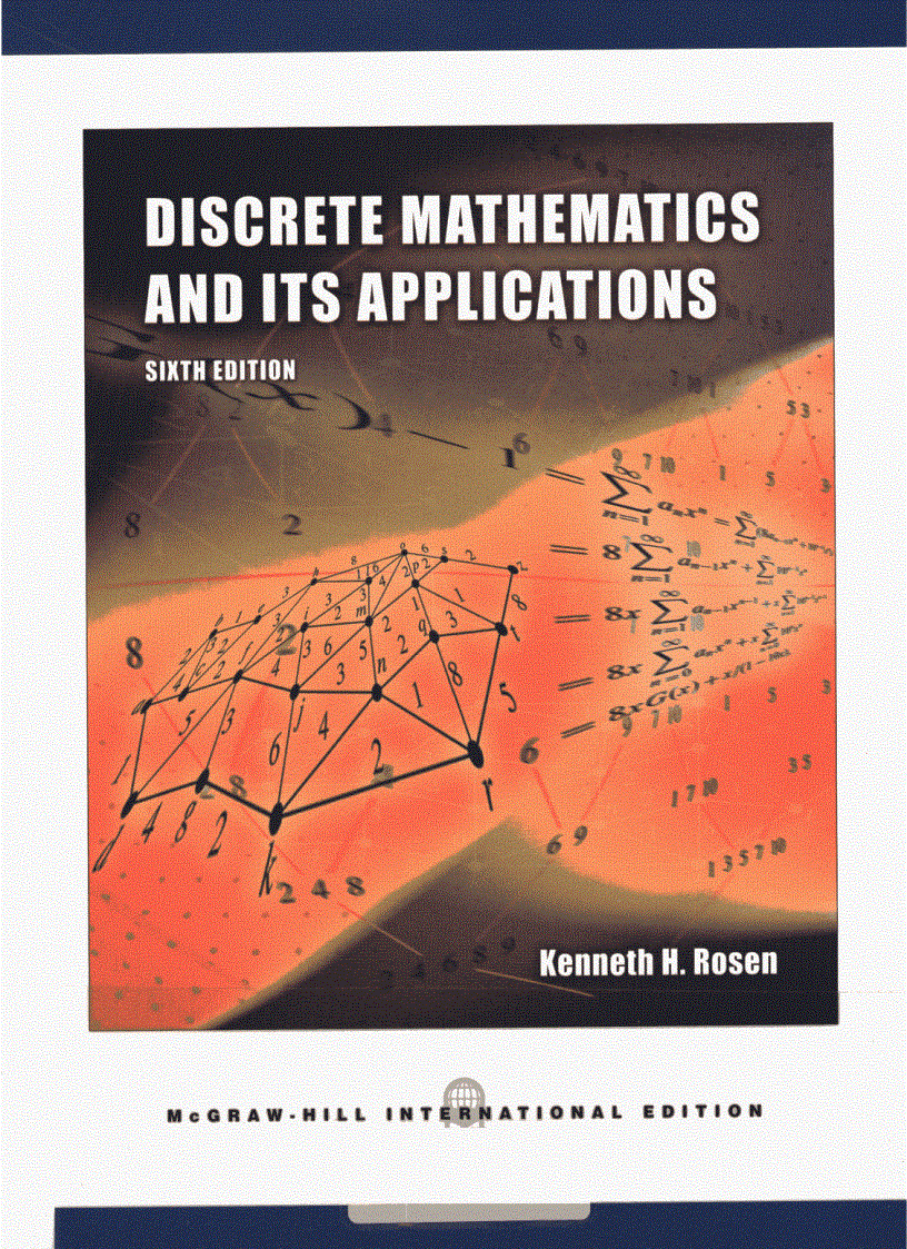 image for page Discrete Mathematics and Its Applications 6th Edition