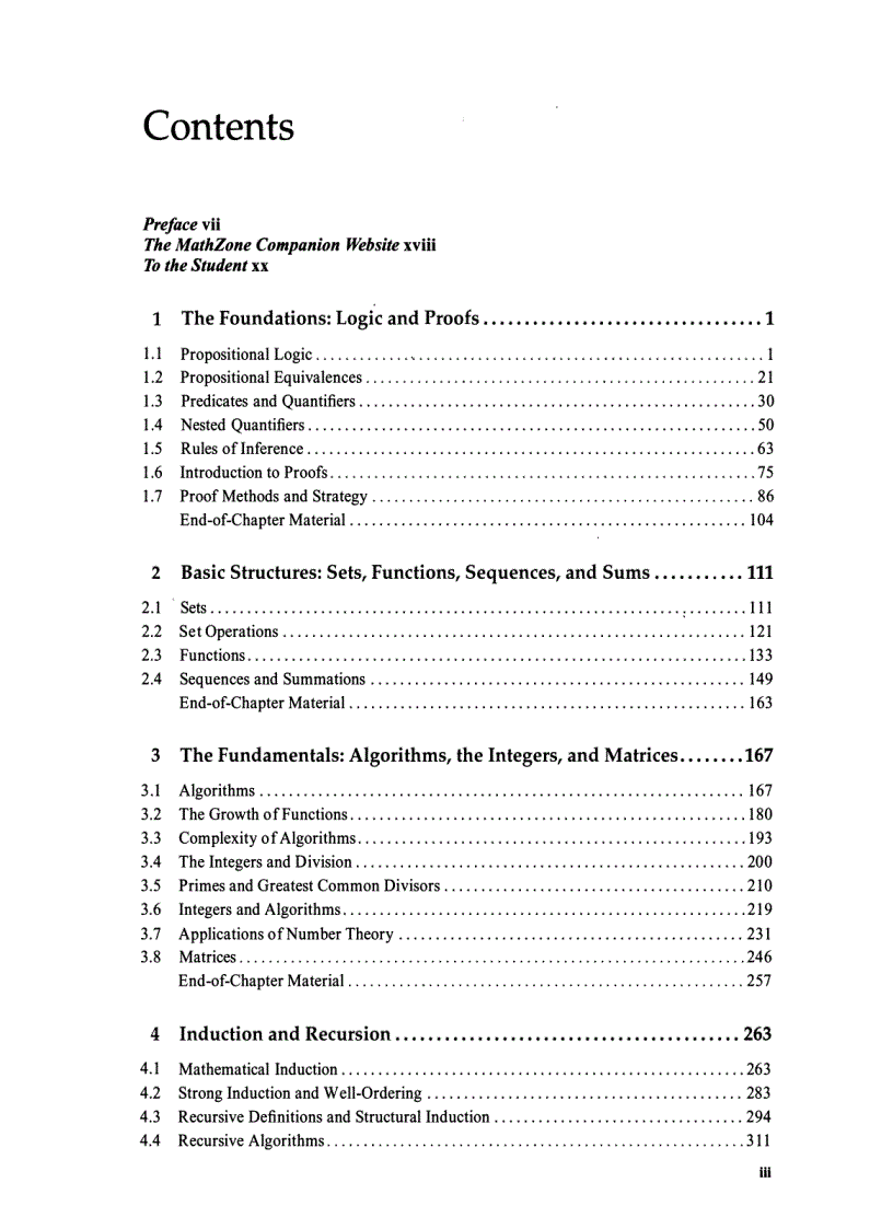 image for page Discrete Mathematics and Its Applications 6th Edition