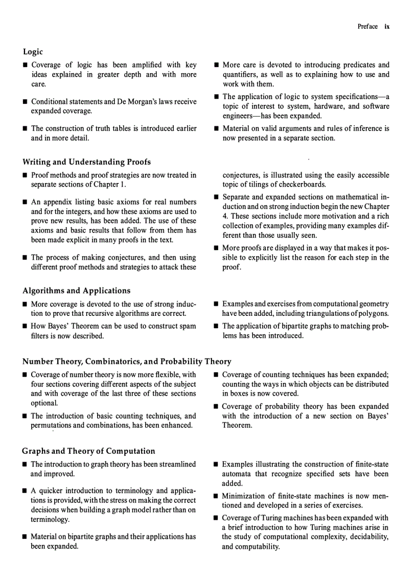 image for page Discrete Mathematics and Its Applications 6th Edition