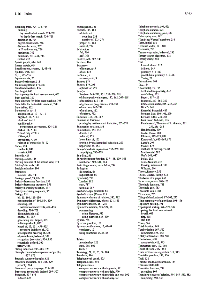 image for page Discrete Mathematics and Its Applications 6th Edition