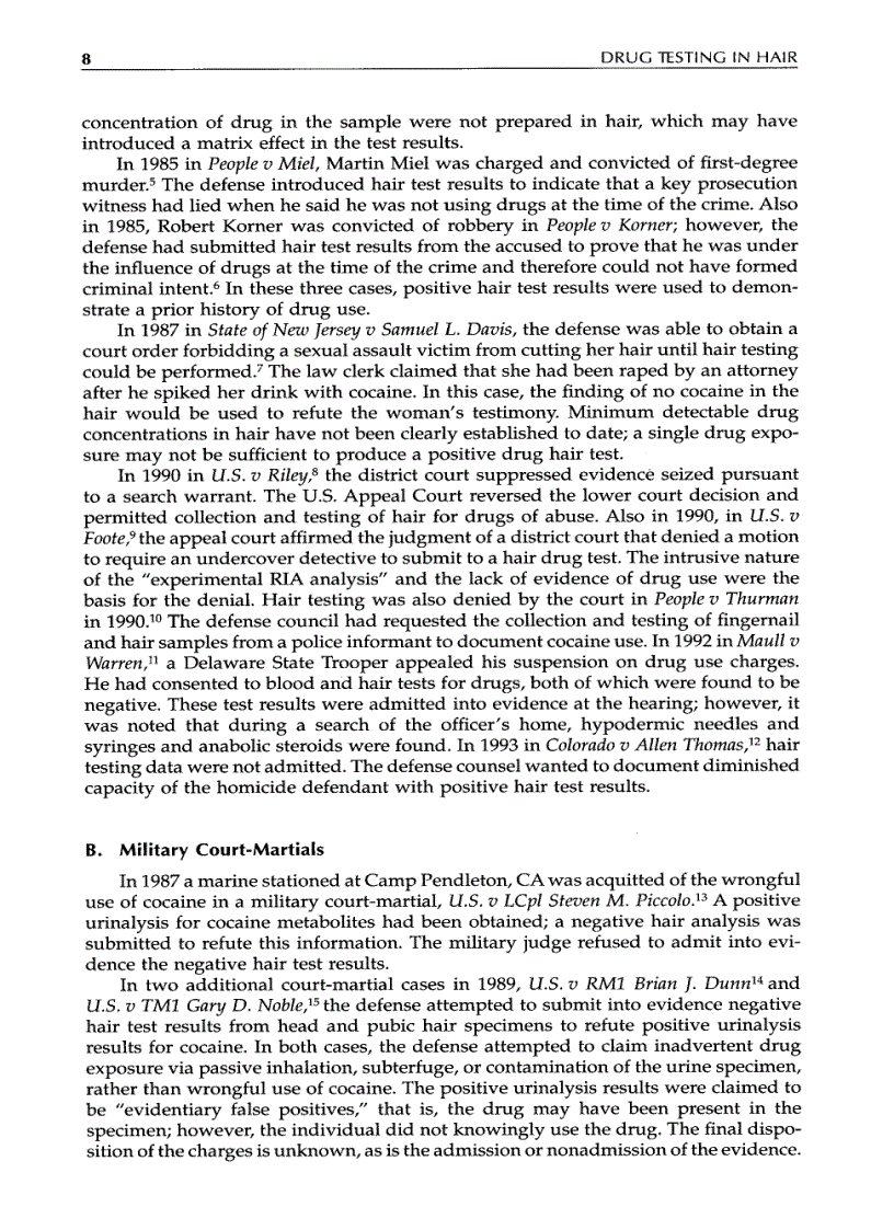 image for page Drug Testing in Hair