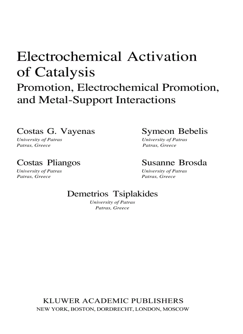 image for page Electrochemical Activation of Catalysis