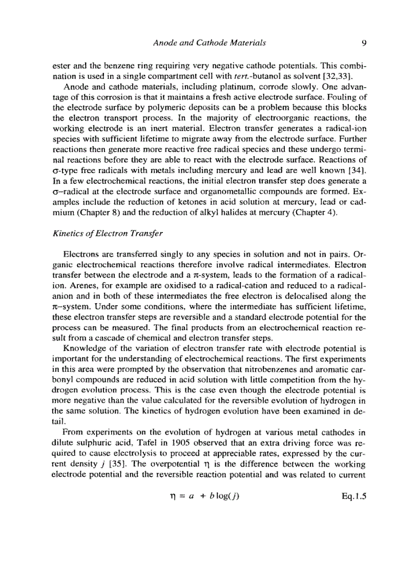image for page Electrochemical Reactions and Mechanisms in Organic Chemistry