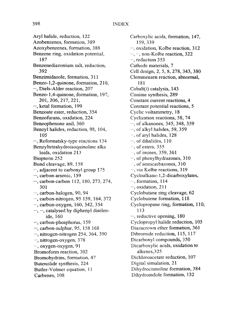 image for page Electrochemical Reactions and Mechanisms in Organic Chemistry