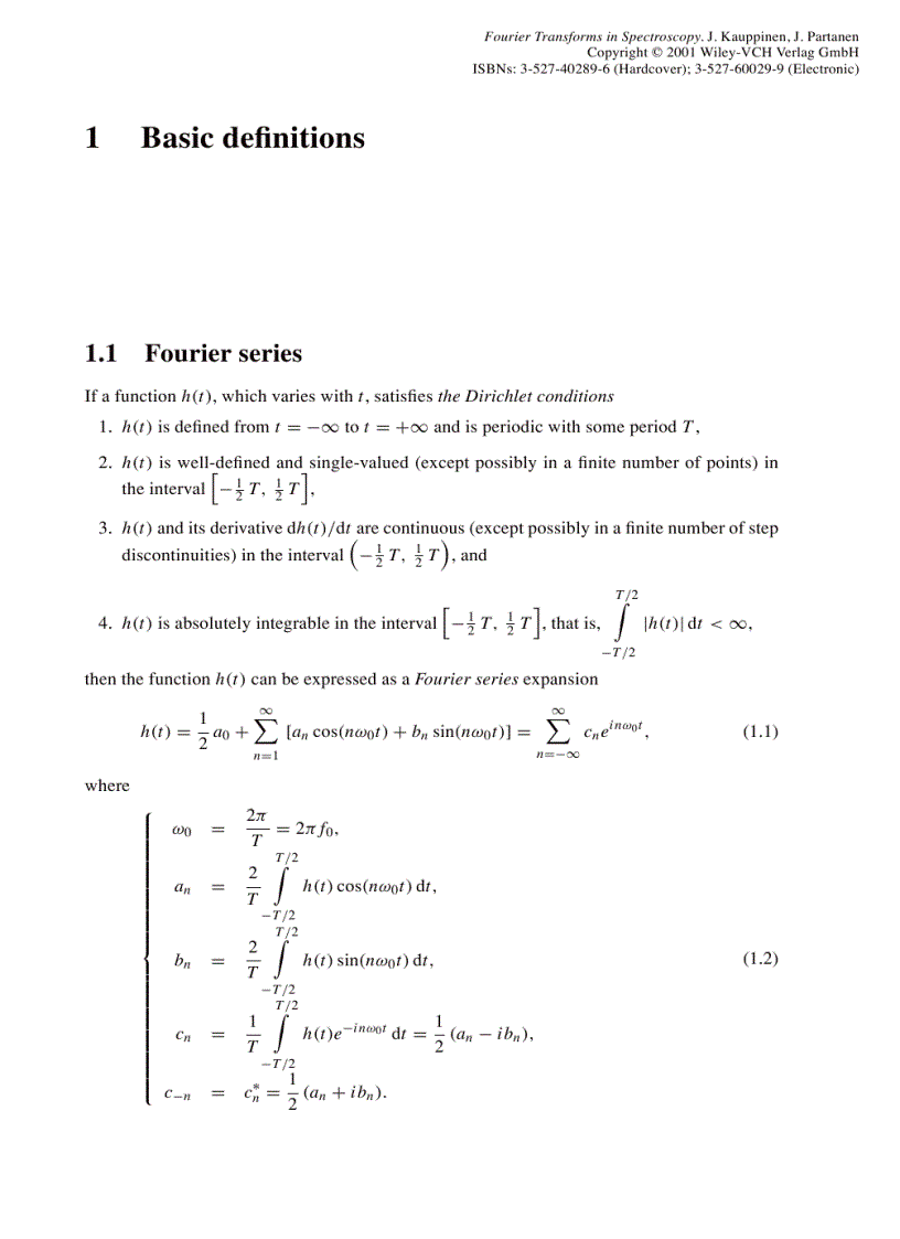 image for page Fourier Transforms in Spectroscopy