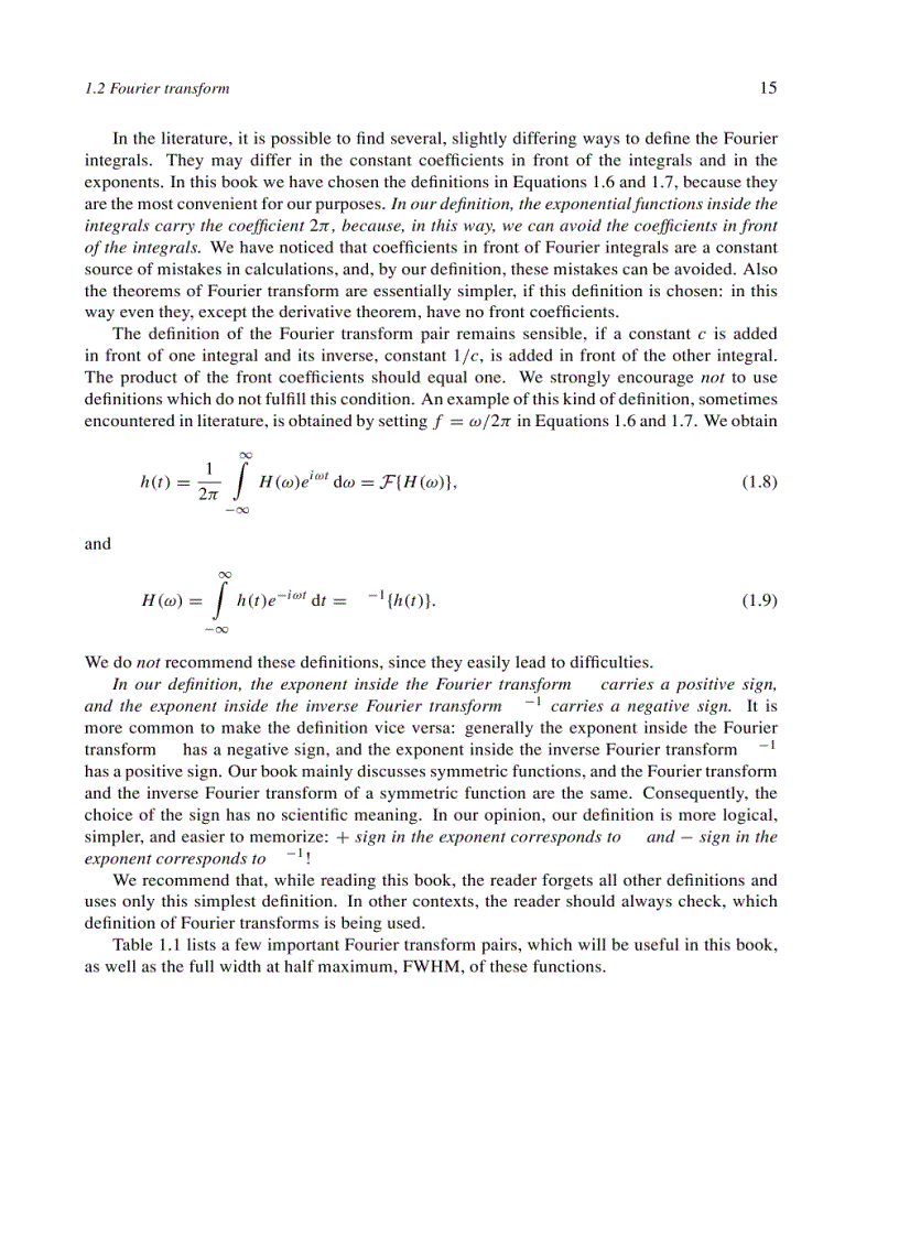 image for page Fourier Transforms in Spectroscopy