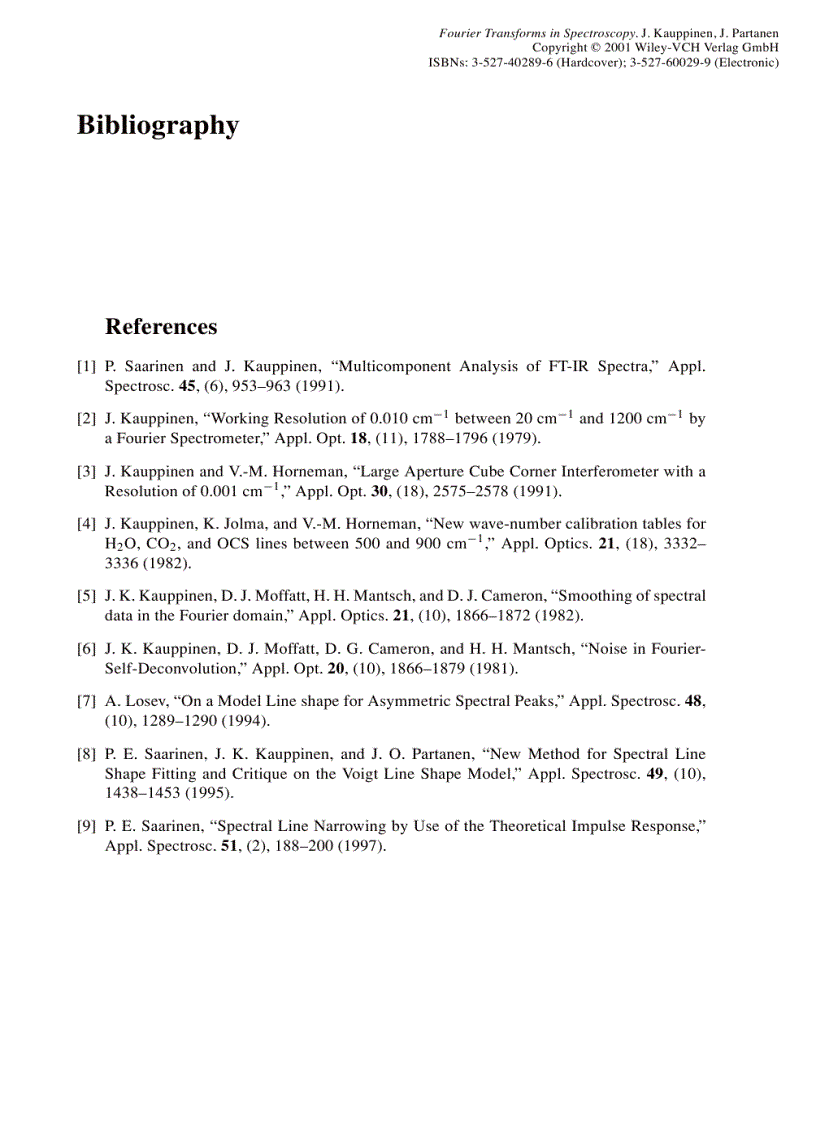 image for page Fourier Transforms in Spectroscopy