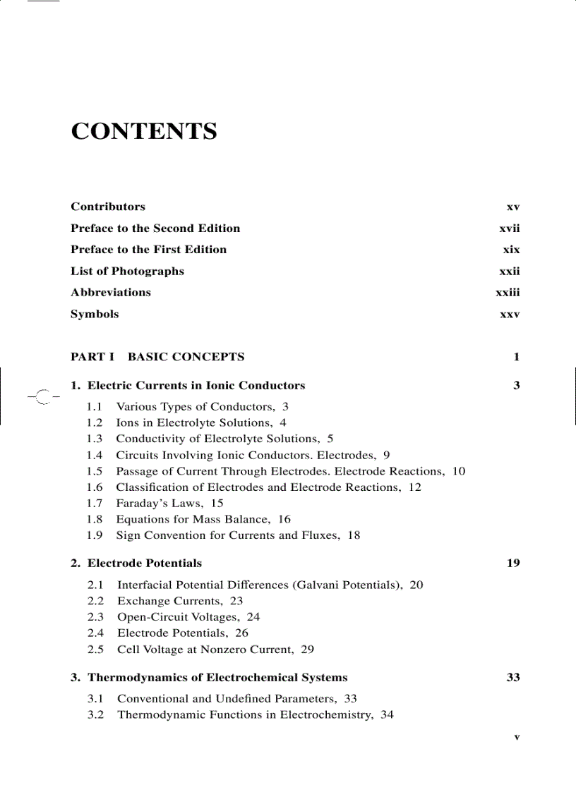 image for page Fundamentals of Electrochemistry 2nd Edition