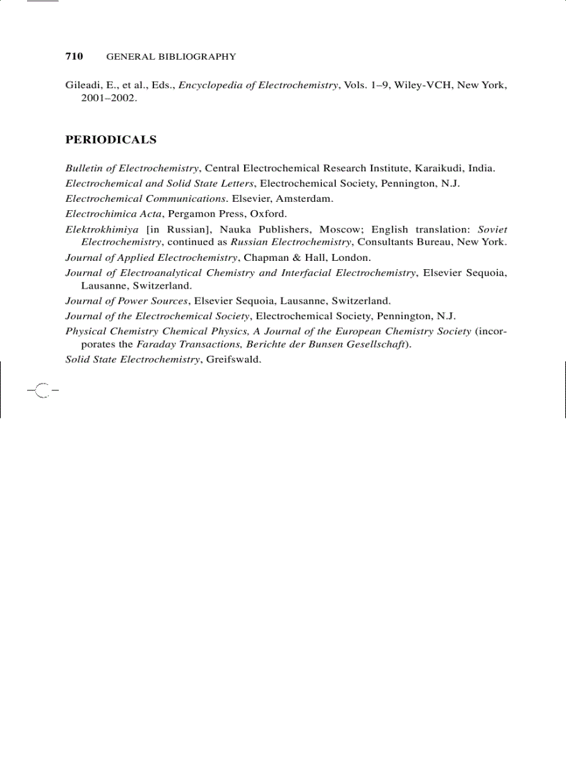 image for page Fundamentals of Electrochemistry 2nd Edition