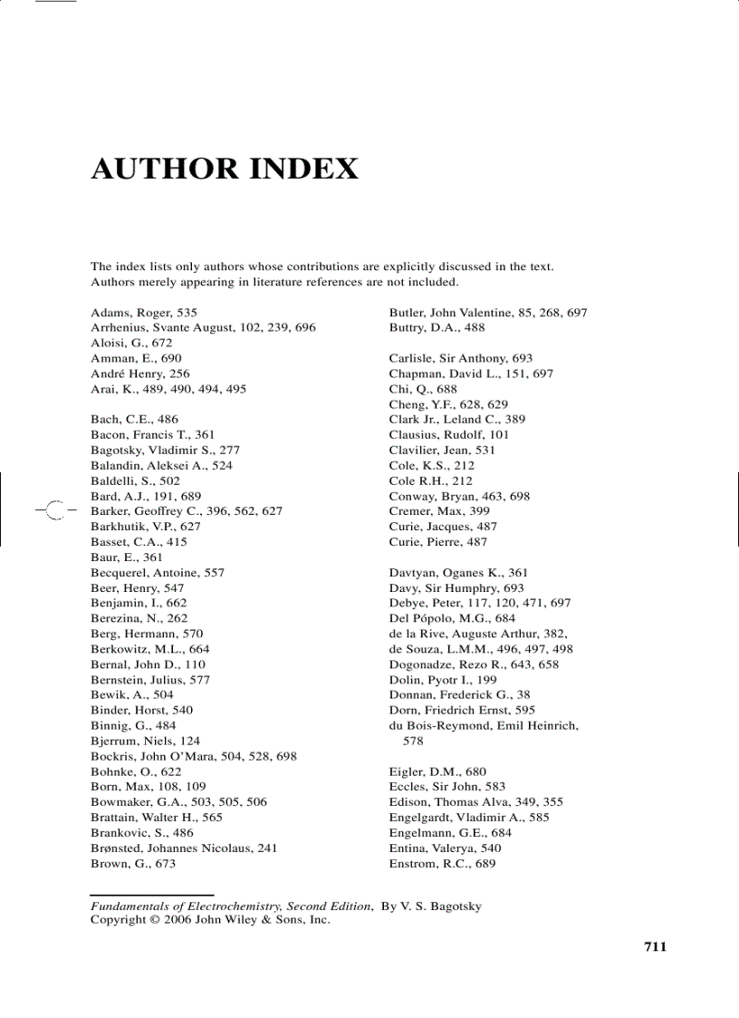 image for page Fundamentals of Electrochemistry 2nd Edition