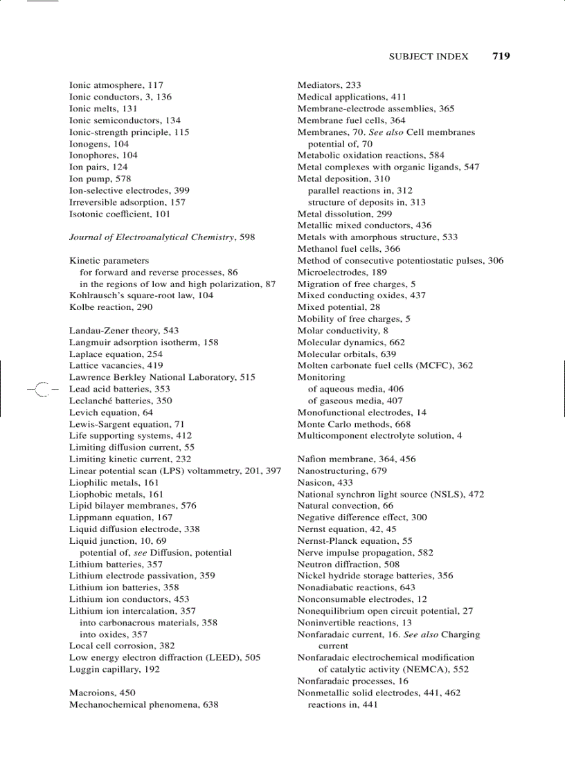 image for page Fundamentals of Electrochemistry 2nd Edition