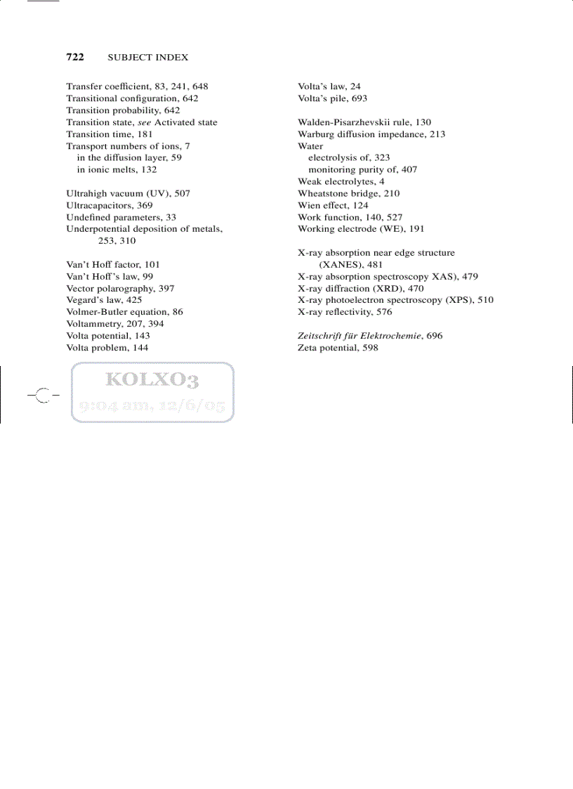 image for page Fundamentals of Electrochemistry 2nd Edition