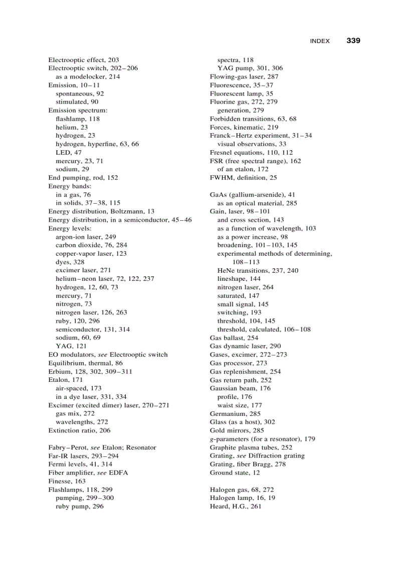 image for page Fundamentals of Light Sources and Lasers