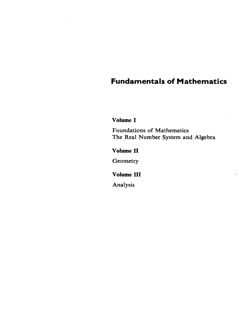 image for page Fundamentals of Mathematics