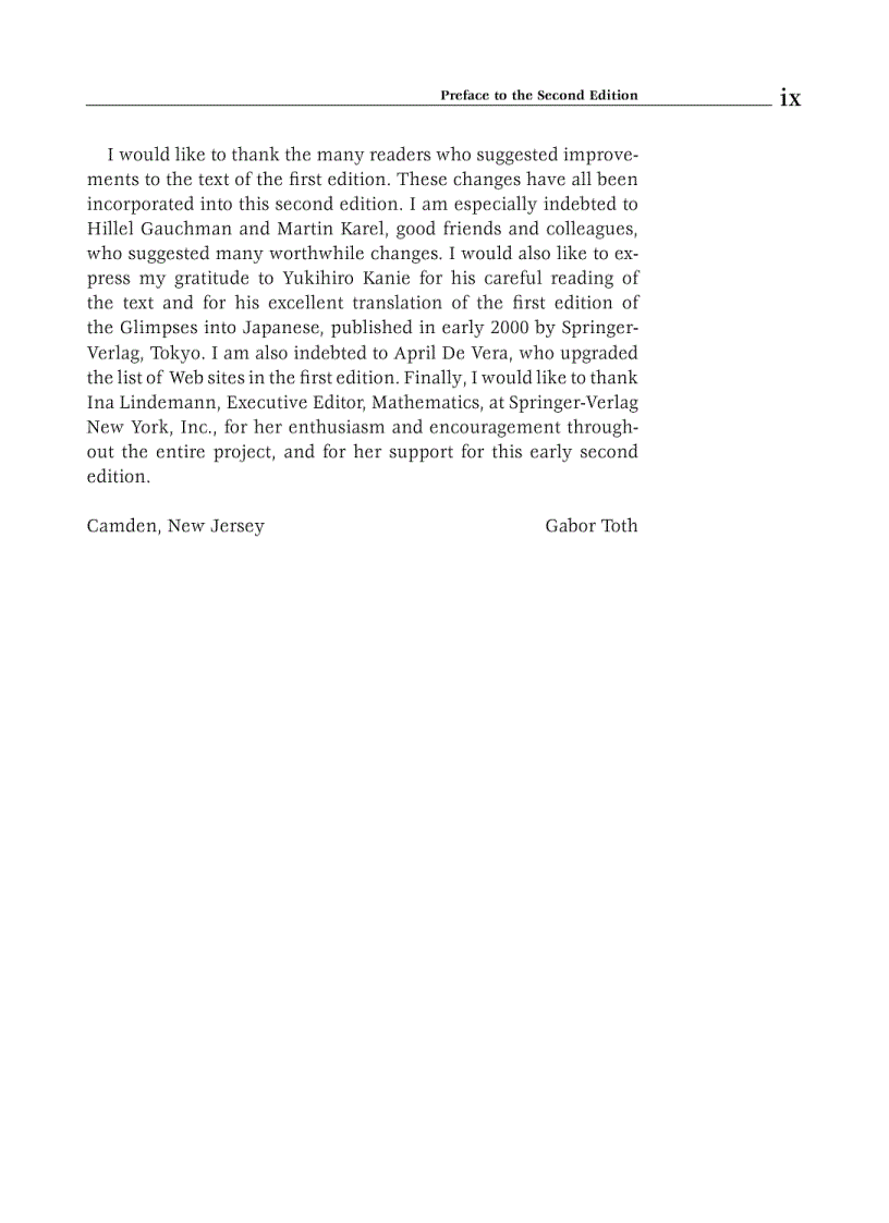 image for page Glimpses of Algebra and Geometry 2nd Edition