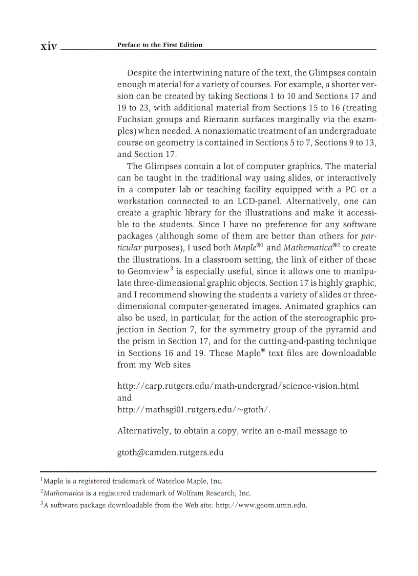 image for page Glimpses of Algebra and Geometry 2nd Edition
