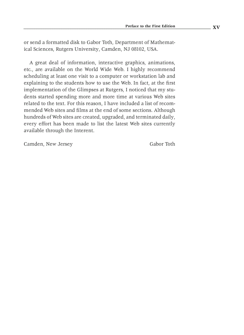 image for page Glimpses of Algebra and Geometry 2nd Edition