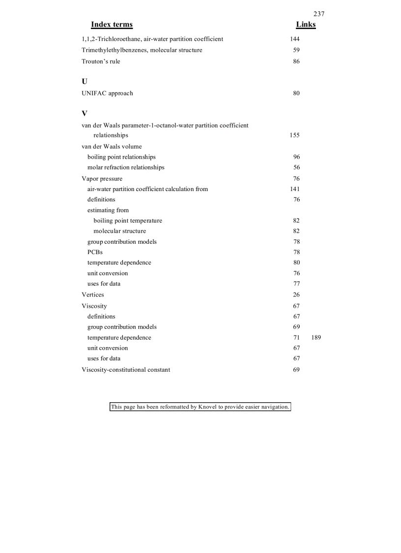 image for page Handbook for Estimating Physiochemical Properties of Organic Compounds