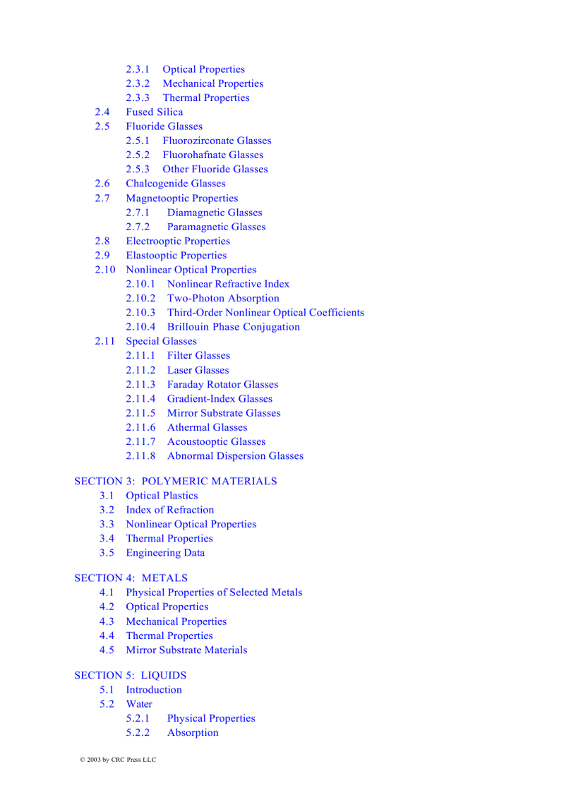 image for page Handbook of Optical Materials