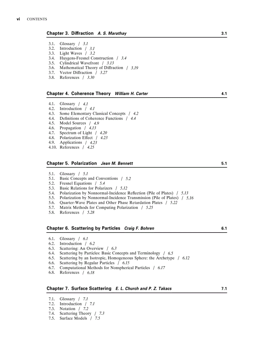 image for page Handbook of Optics 2nd Edition Volume 1
