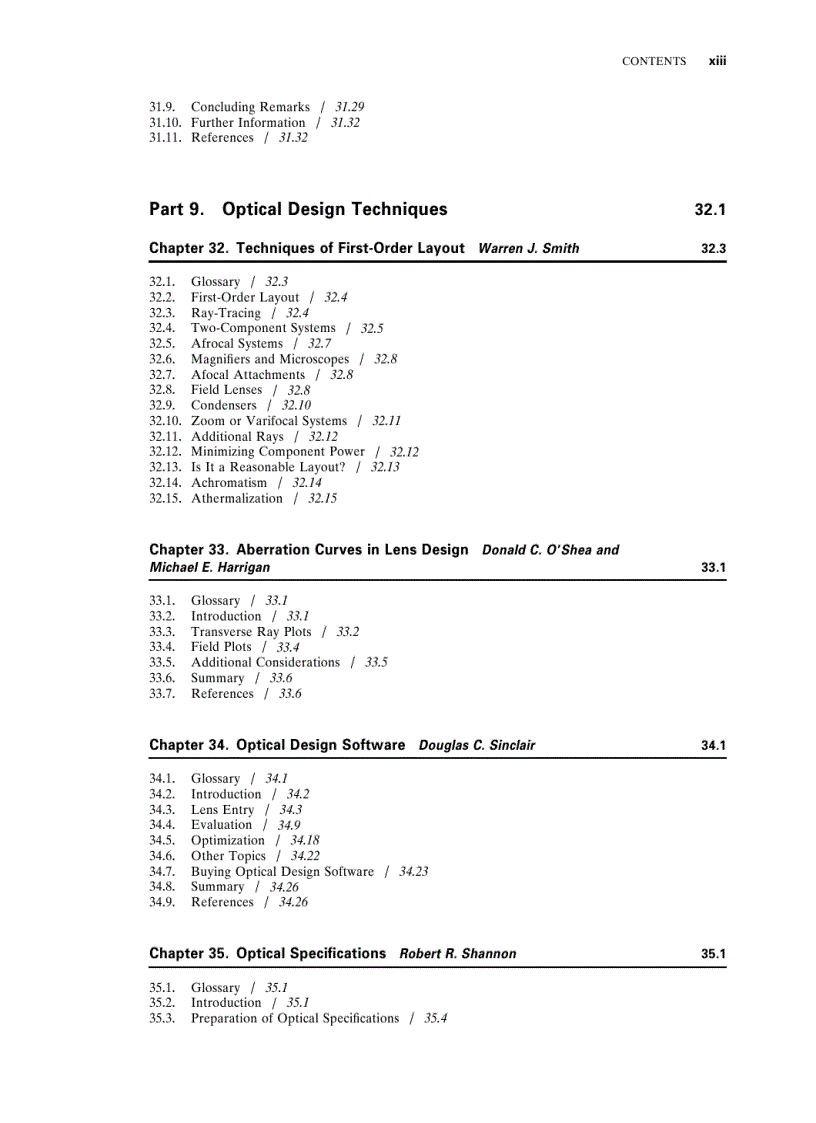image for page Handbook of Optics 2nd Edition Volume 1