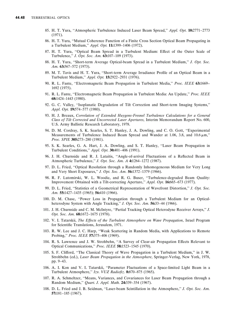 image for page Handbook of Optics 2nd Edition Volume 1