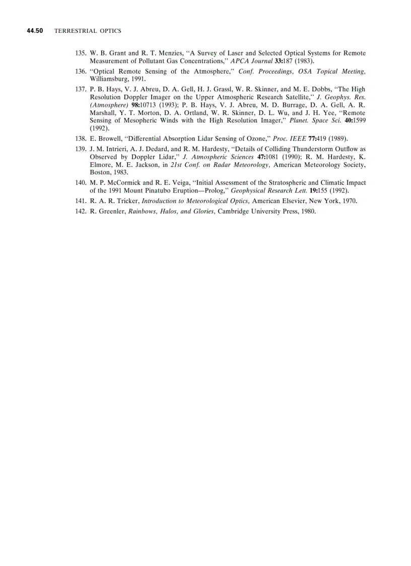 image for page Handbook of Optics 2nd Edition Volume 1