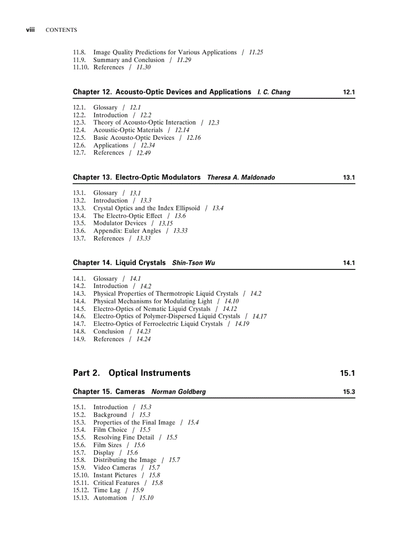 image for page Handbook of Optics 2nd Edition Volume 2
