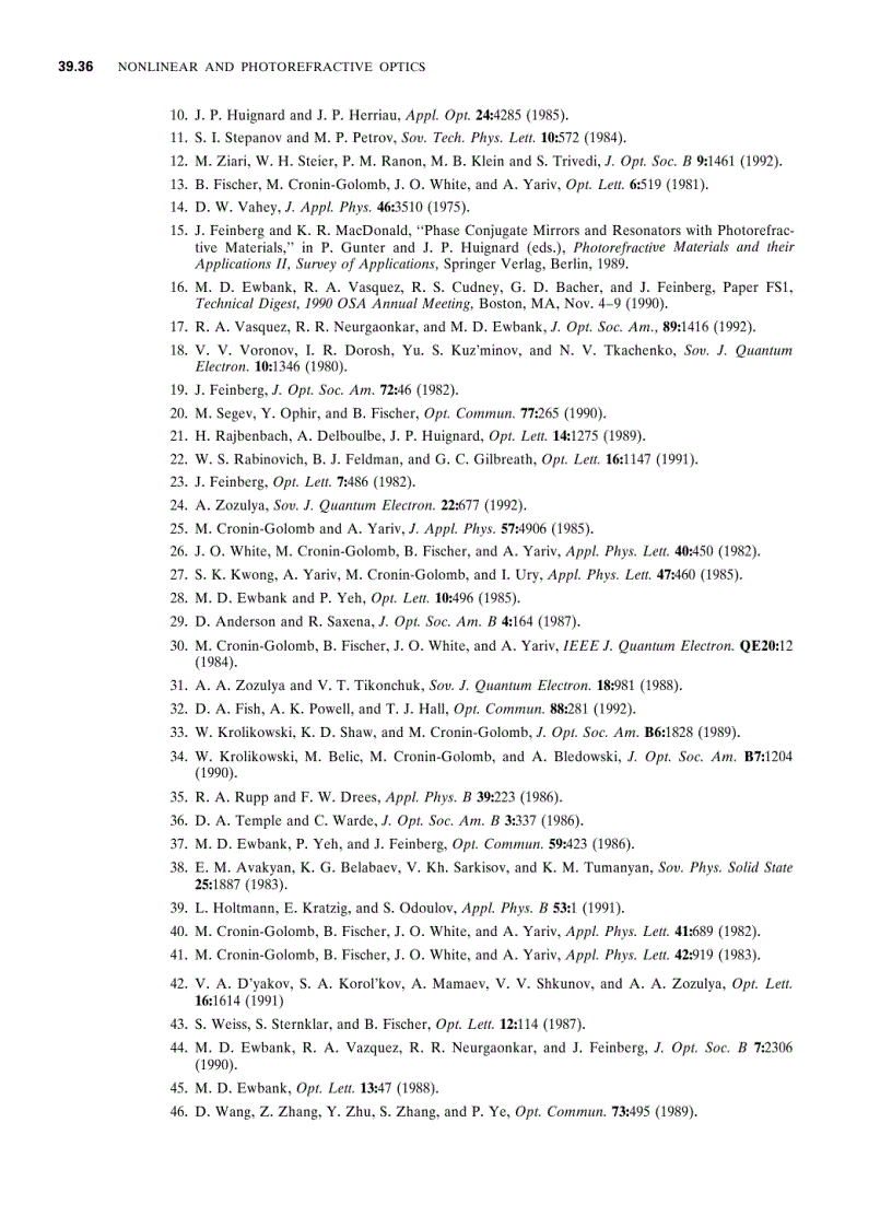 image for page Handbook of Optics 2nd Edition Volume 2