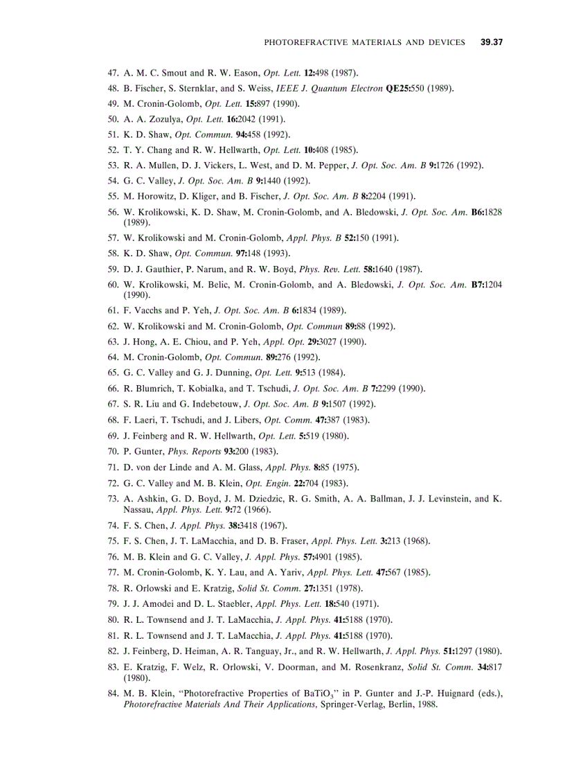 image for page Handbook of Optics 2nd Edition Volume 2