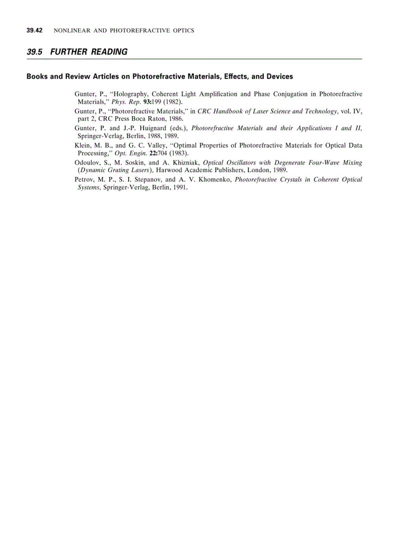 image for page Handbook of Optics 2nd Edition Volume 2