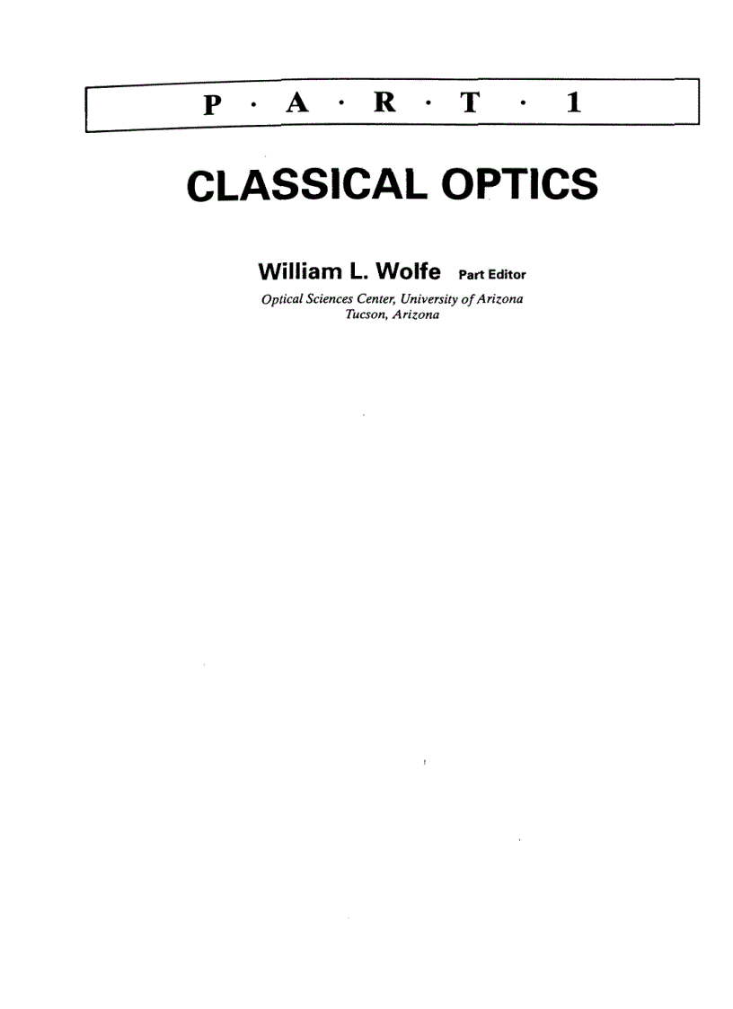 image for page Handbook of Optics 2nd Edition Volume 3