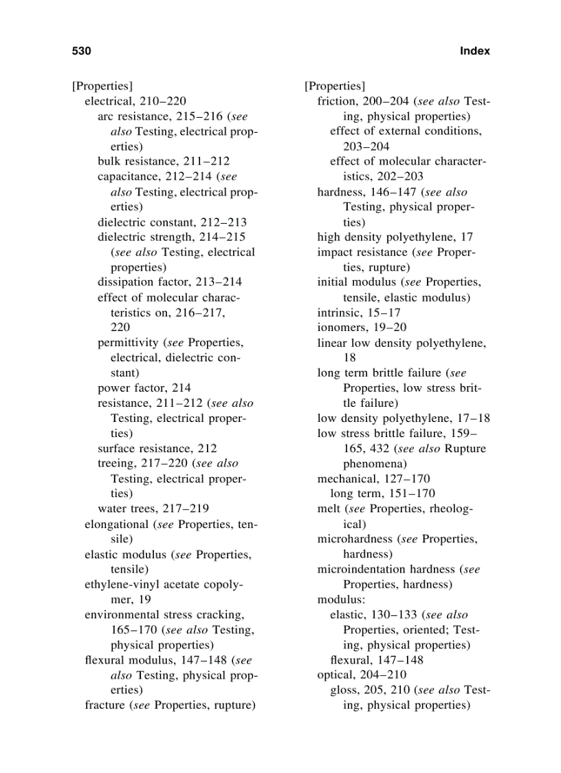 image for page Handbook of Polyethylene Structures