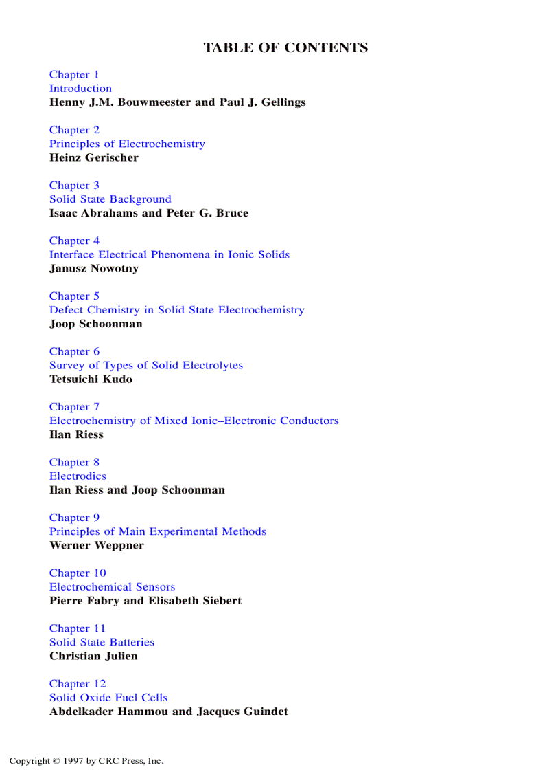 image for page Handbook of Solid State Electrochemistry