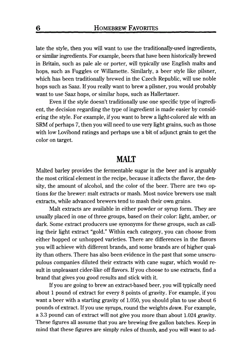 image for page Homebrew Favorites