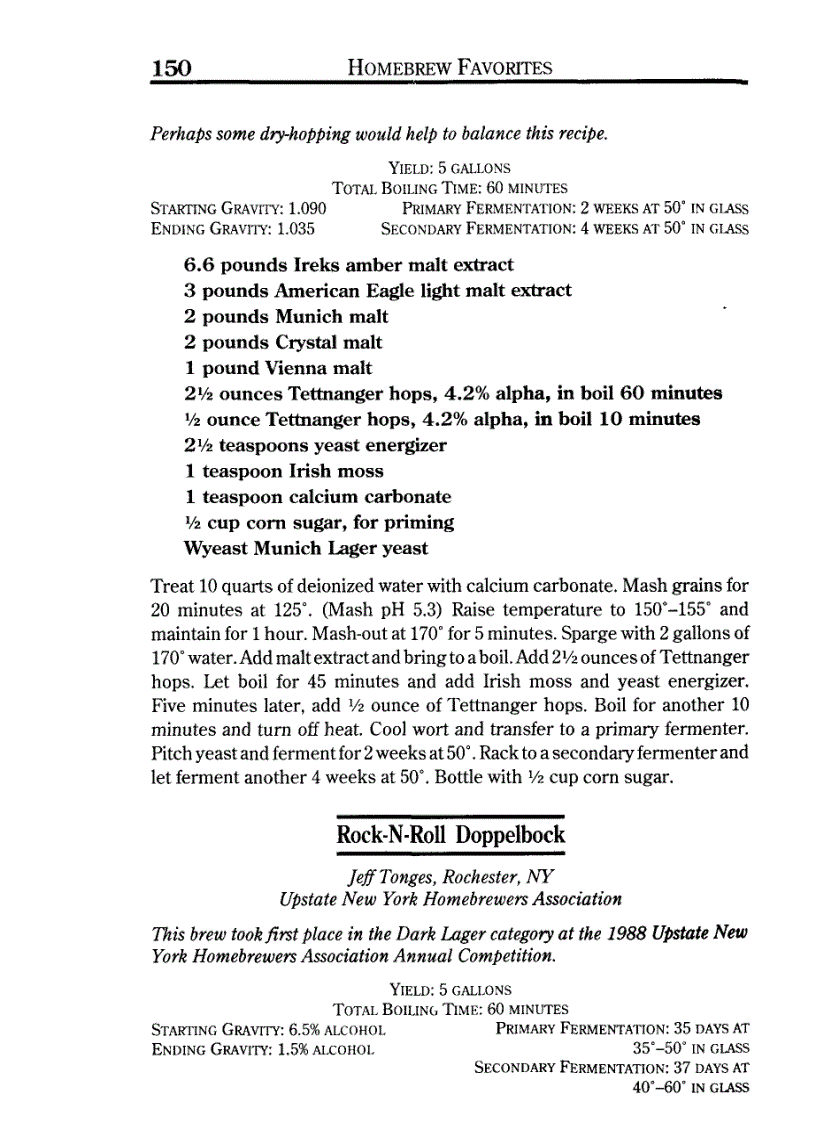 image for page Homebrew Favorites