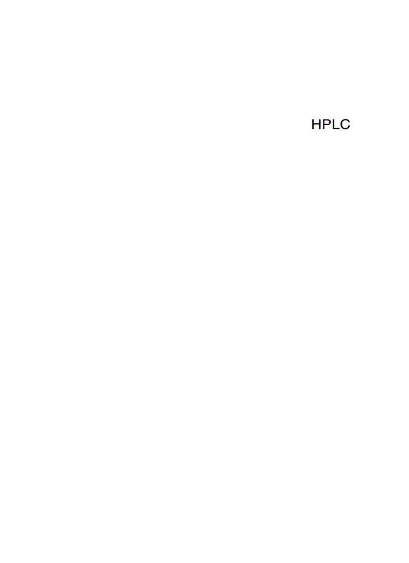 image for page HPLC
