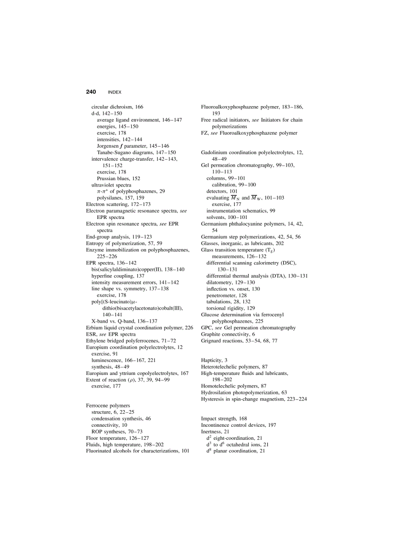 image for page Inorganic and Organometallic Polymers