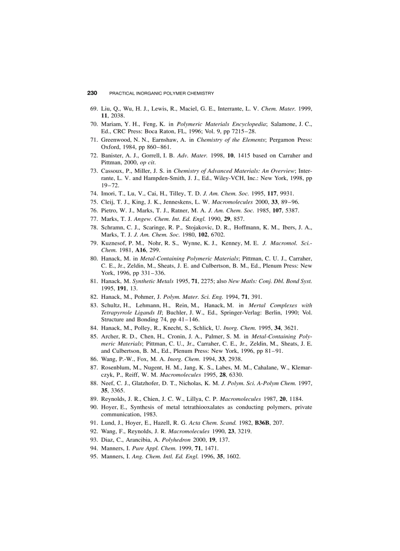 image for page Inorganic and Organometallic Polymers