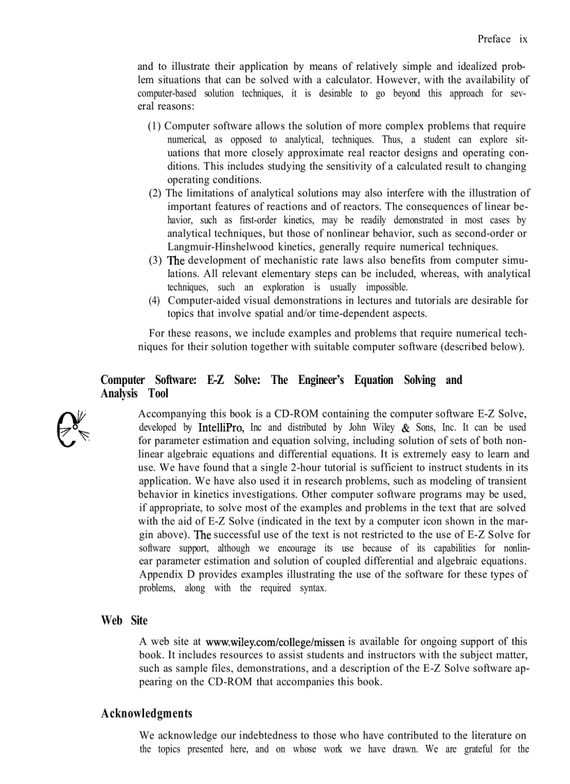 image for page Introduction to Chemical Reaction Engineering and Kinetics
