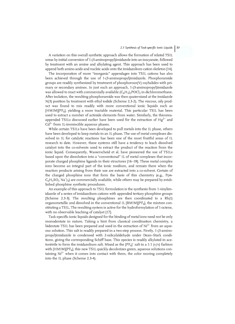 image for page Ionic Liquids in Synthesis