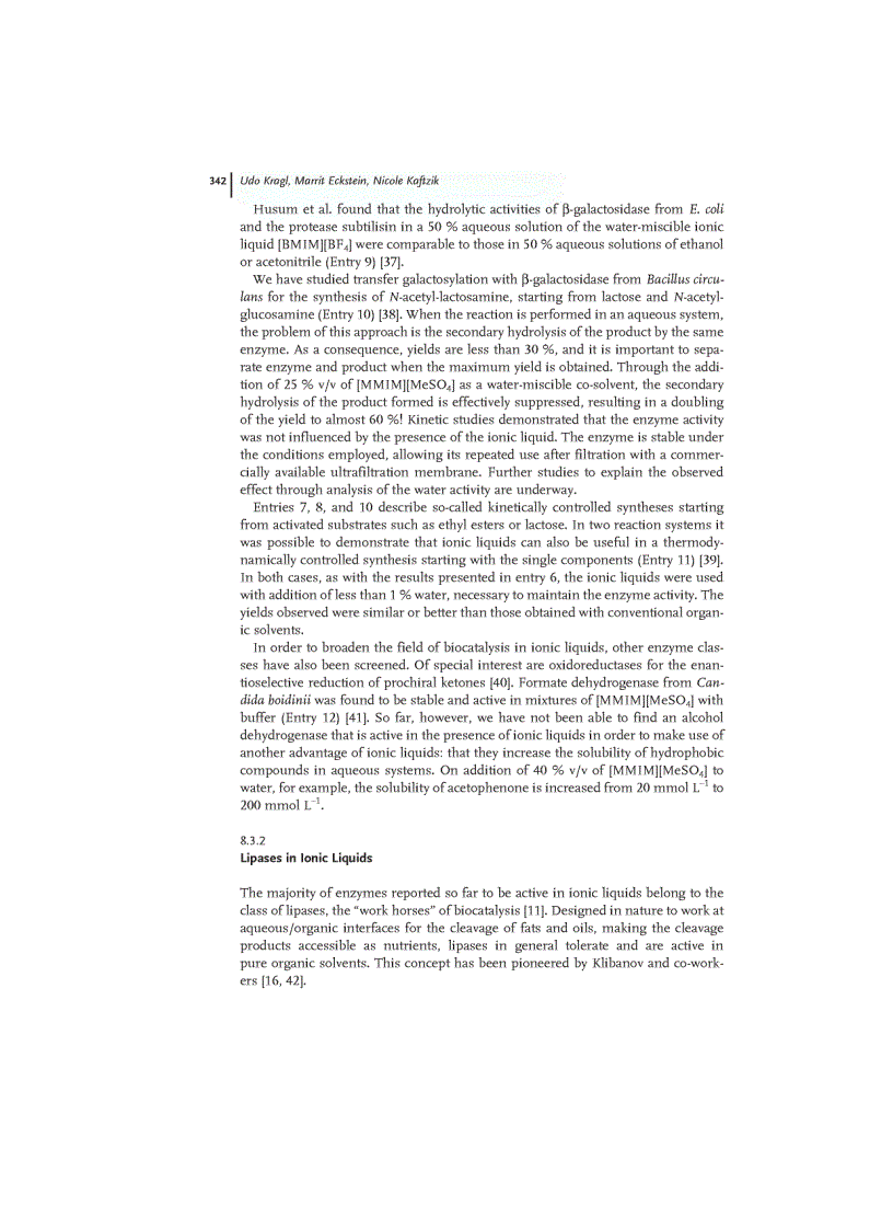 image for page Ionic Liquids in Synthesis
