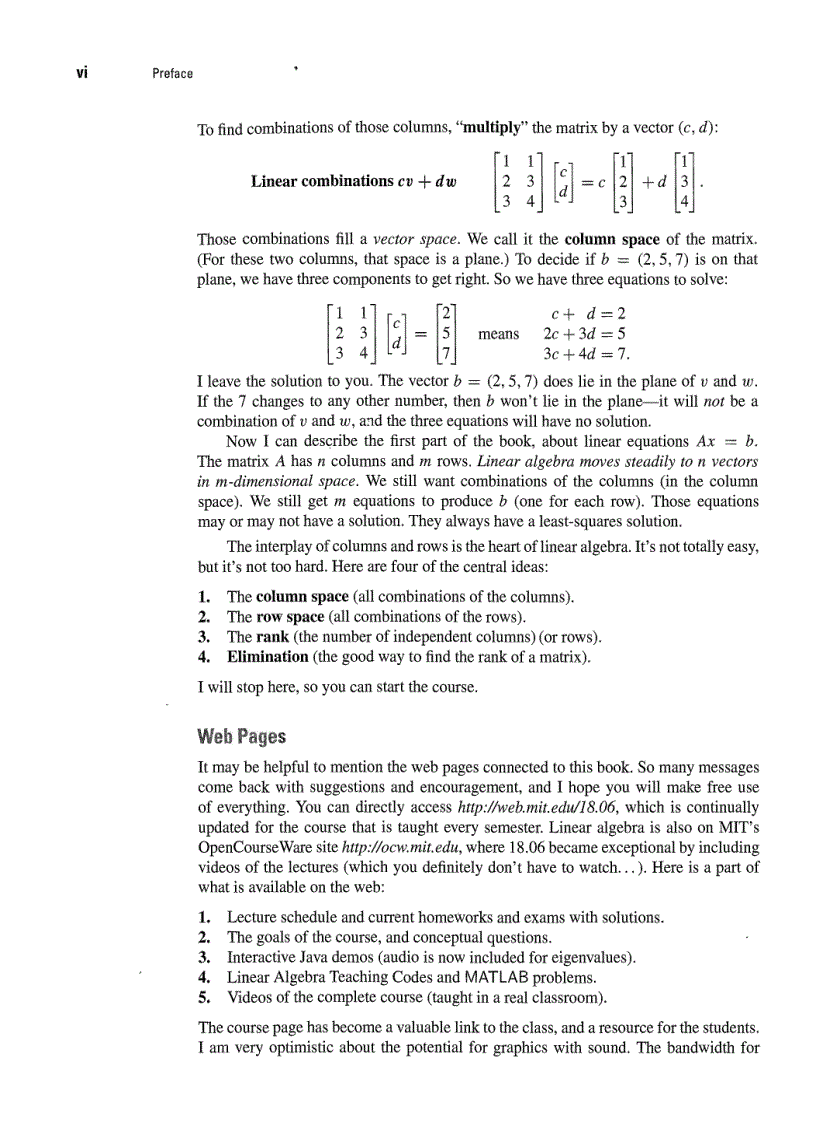 image for page Linear Algebra and Its Applications 4th Edition