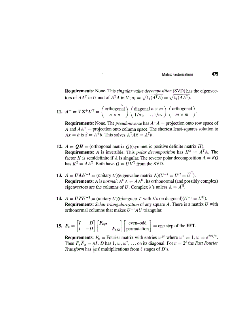 image for page Linear Algebra and Its Applications 4th Edition