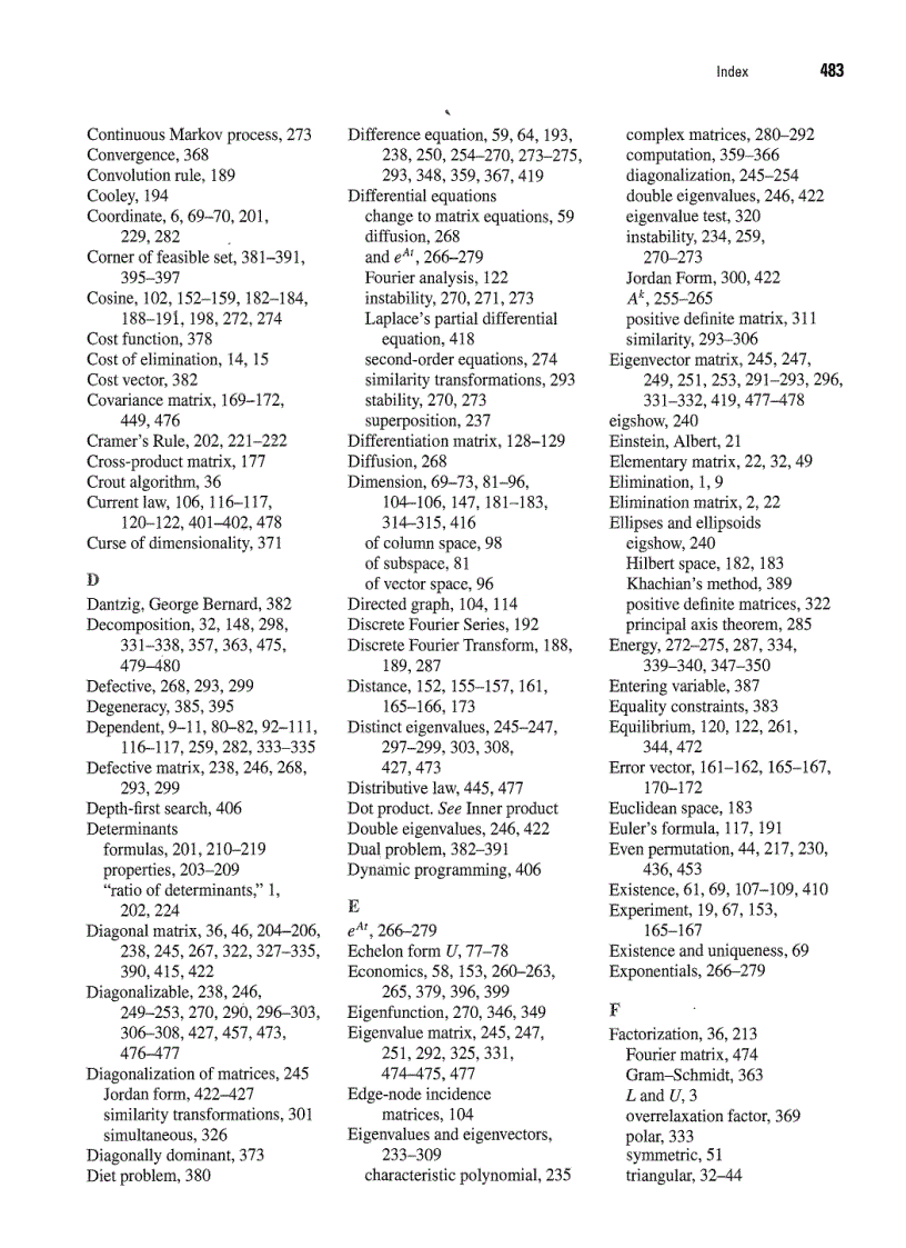 image for page Linear Algebra and Its Applications 4th Edition