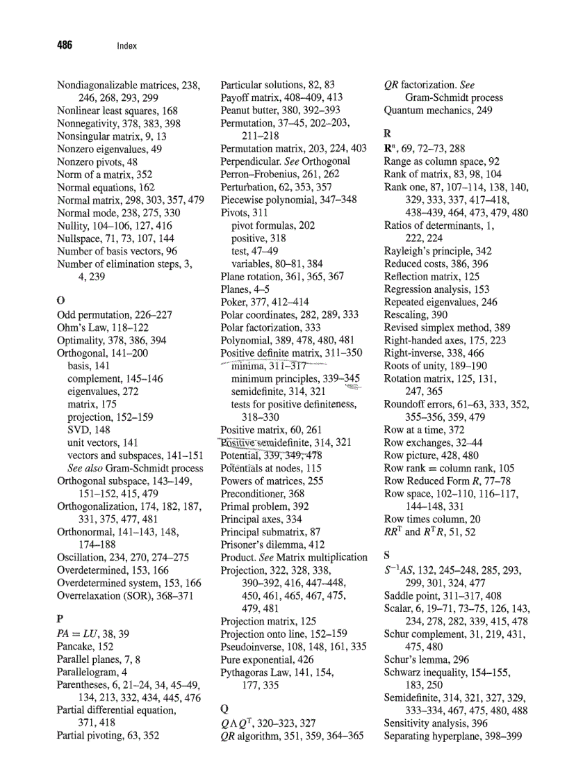 image for page Linear Algebra and Its Applications 4th Edition