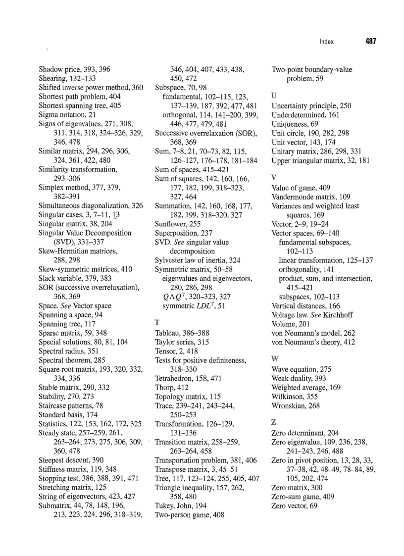 image for page Linear Algebra and Its Applications 4th Edition