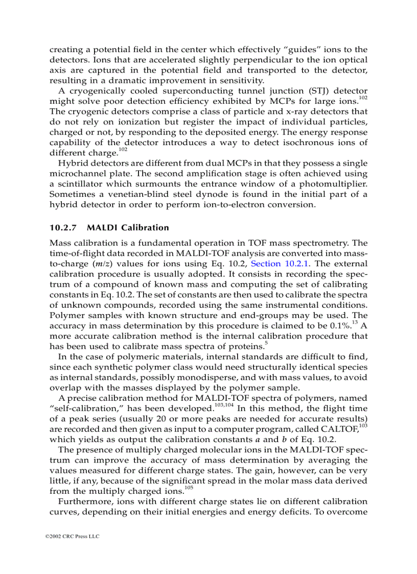 image for page Mass Spectrometry of Polymers 1st Edition